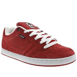 Osiris Male Osiris Merk 3 Suede Upper Fashion Trainers in Red