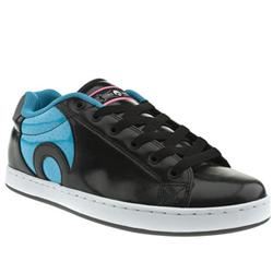 Osiris Male Osiris Troma Icon Leather Upper Fashion Trainers in Black