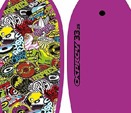 Osprey 33`` Stickers XPE Childs Bodyboard - Purple