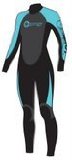 Ladies 2009 Osprey 35.5` Chest Full Length Wetsuit *Small/L* in Aqua