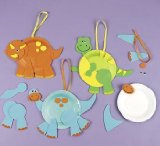 Paper Plate Dinosaur Craft Kit x 6