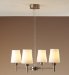 Brushed Metal 4 Arm Ceiling Light