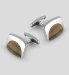 Other Collezione Tigers Eye Insert Cufflinks