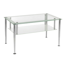 Glass Coffee Table Chrome