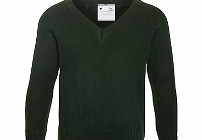 Other Schools Plain Unisex School Jumper, Bottle Green