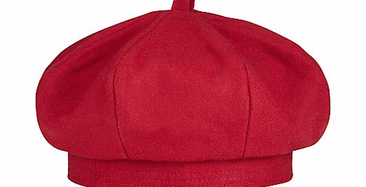 Other Schools School Plain Beret, Red