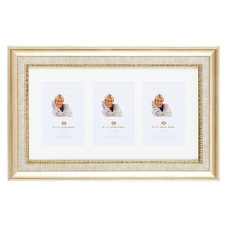 Other Wilko Photo Frame Decorative Gold Triple Mount