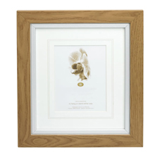 Other Wilko Photo Frame Oak Silver Effect 14inx11in