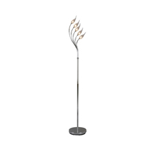 Zest Floor Lamp Chrome 5 Light