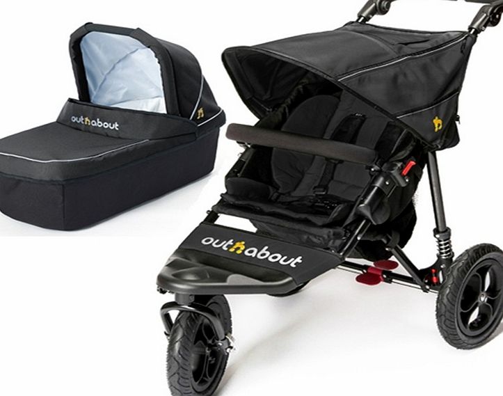 Out n About Nipper V4 With Carrycot Raven Black