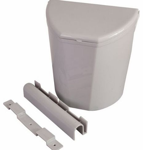 OV KAMPA DUSTIE KITCHEN CUPBOARD DOOR RUBBISH BIN WITH BRACKETS CARAVAN WASTE NEW