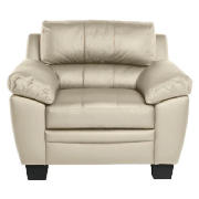 Leather Chair, Ivory