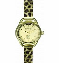 OWL Ladies Cambridge Animal Print Watch