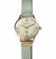 OWL Ladies Gosford Jade Leather Strap Watch