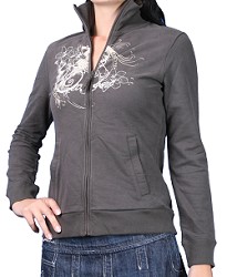 Oxbow Carla Full Zip Jumper Grey