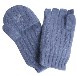 Oxbow Girls Oxbow Eagle Angora Wool Mitten Glove White