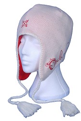 Oxbow Girls Oxbow Reena Beanie Pink and White