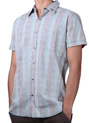 Oxbow Fabio Short Sleeve Shirt Blue