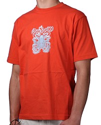 Oxbow Octopus Short Sleeve Tee Red