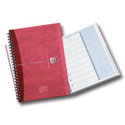 A4 Wirebound Hard Cover Address Book