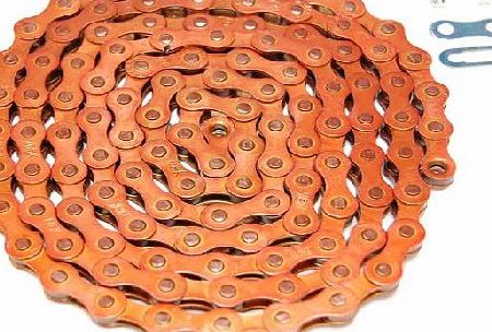 Oxford Colour BMX JUMP Bike Chain Single Speed TRANS ORANGE