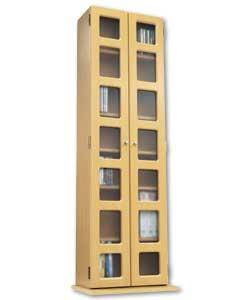 Double Media Storage Cabinet