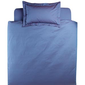 Oxford Duvet Cover- Double- Denim Blue