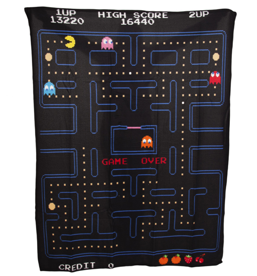 PAC-MAN Maze Fleece Blanket