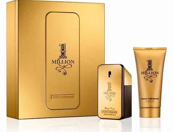 Paco Rabanne 1 MILLION Gift Set 50ml Eau De Toilette EDT Spray 