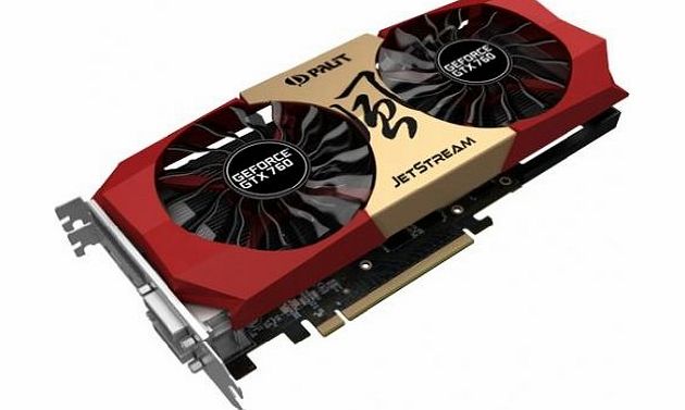 Palit Nvidia GeForce GTX 760 Jetstream Graphics Card (4GB GDDR5, PCI Express 3.0, HDMI, DVI-I, DVI-D, Display Port, 256-Bit, NVIDIA CUDA Technology)