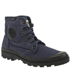 Palladium Male Palladium Pampa High Vnt Fabric Upper Fashion Trainers in Navy