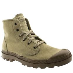 Palladium Male Pampa Hi Fabric Upper Outdoor in Beige and Brown, Black, Grey