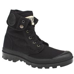 Palladium Male Trooper Baggy Fabric Upper Fashion Trainers in Black