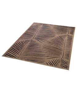 Leaves Flat Weave Rug - Natural.