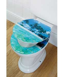 Palm Tree Toilet Seat