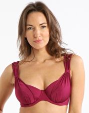 Panache, 1295[^]187854 Halle Balconnet Bikini Top - Cranberry