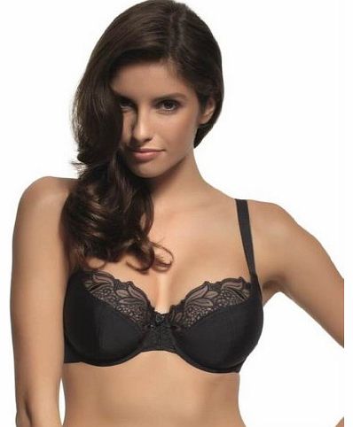 Panache Superbra Melody Balcony Bra 6051 Black 38FF