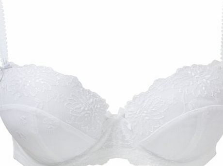 Panache Womens Ariza Balcony Bra White 5051 Balc 30J