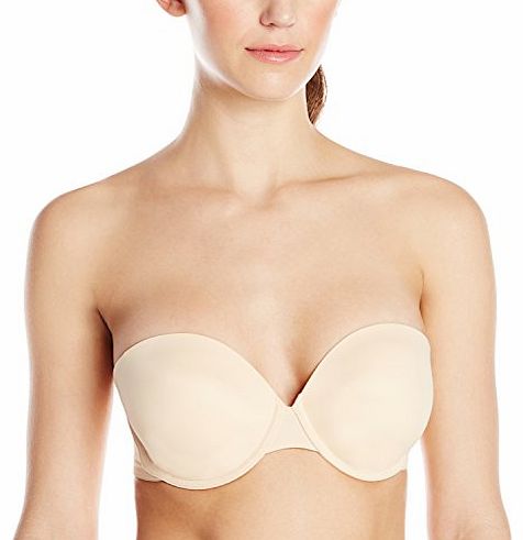 Panache Womens Porcelain Strapless Bra Nude 3370 Strapless 28DD