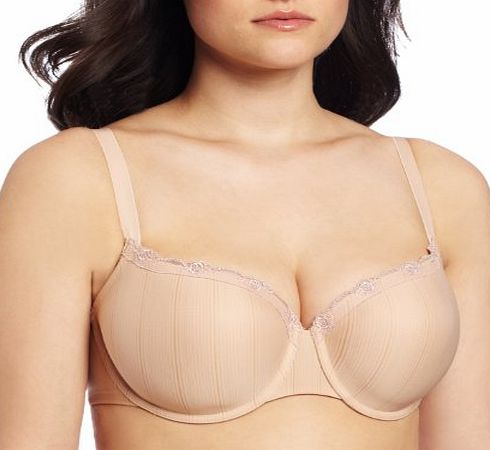 Panache Womens Porcelain Viva Full Cup Plain Everyday Bra, Beige (Nude), 34E