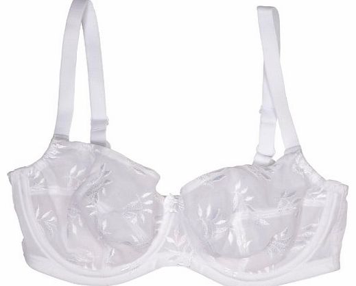 Panache Womens Tango II Balcony Bra White 3251 Balc 34FF