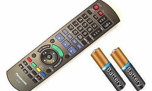 Panasonic DMR-EX768EBK DVD HDD Recorder Original Replacement Remote Control Including 2 x Batteries