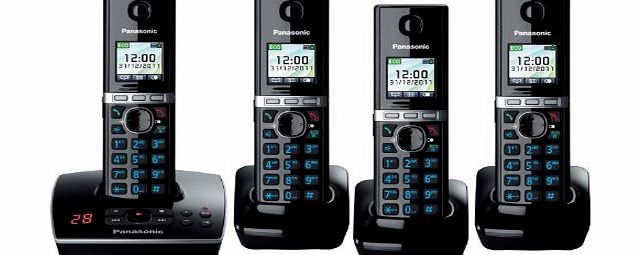 Panasonic KX-TG 8061 Cordless Phone 4 handset pack 8064