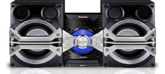 SC-AKX58EB-K 1500W Mini Hi-Fi CD System with Wireless Audio Streaming