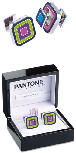 pantone Rose Violet Reversible Cufflinks