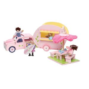 Papo Le Toy Van Rosalea Car and Caravan