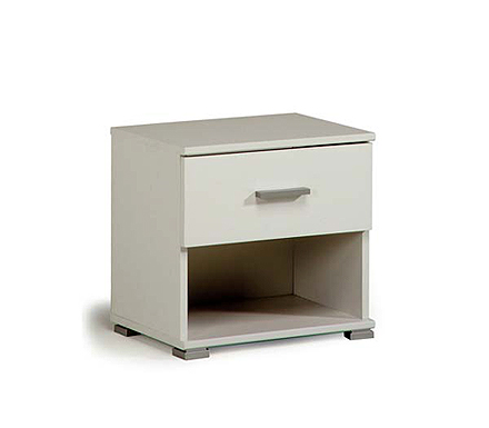 Inigo Bedside Cabinet in White