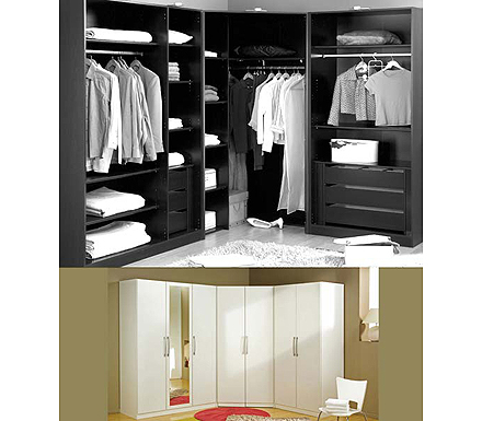 Jay 7 Door Wardrobe in White