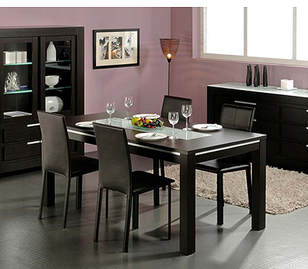 Matrix Rectangular Dining Table in Wenge - WHILE