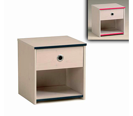 Snoopy Pink or Blue Bedside Cabinet